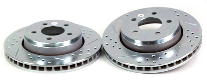 Ford Ranger Brake Rotors (2) - Front - Baer Brakes - Slot & Drilled - `98-`09